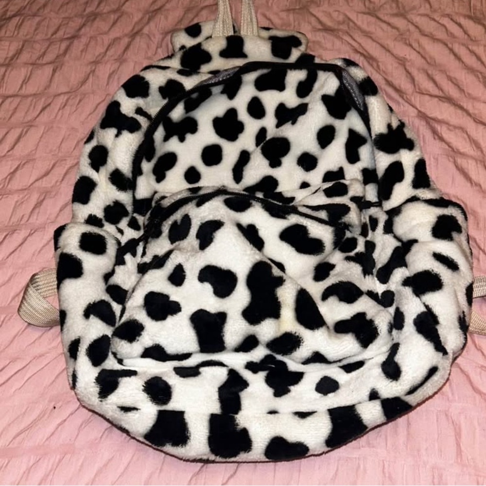 Plush Cow Backpack